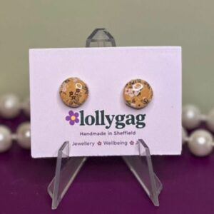 Bloomsbury Meadowlark Studs – Butter Yellow Floral Polymer Clay Earrings, Lightweight Everyday Studs Handmade in Sheffield