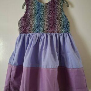 Girls Multi-Colour Top with Contrast Lower Panels – Age 2 Years
