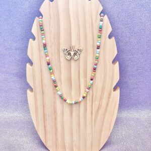 Colourful 17-Inch Seed Bead Necklace