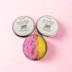 Rhubarb & Custard Exfoliating Lip Scrub for Smooth and Soft Lips
