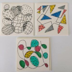 Blank Greeting Cards – Pack of 3 – Original artwork