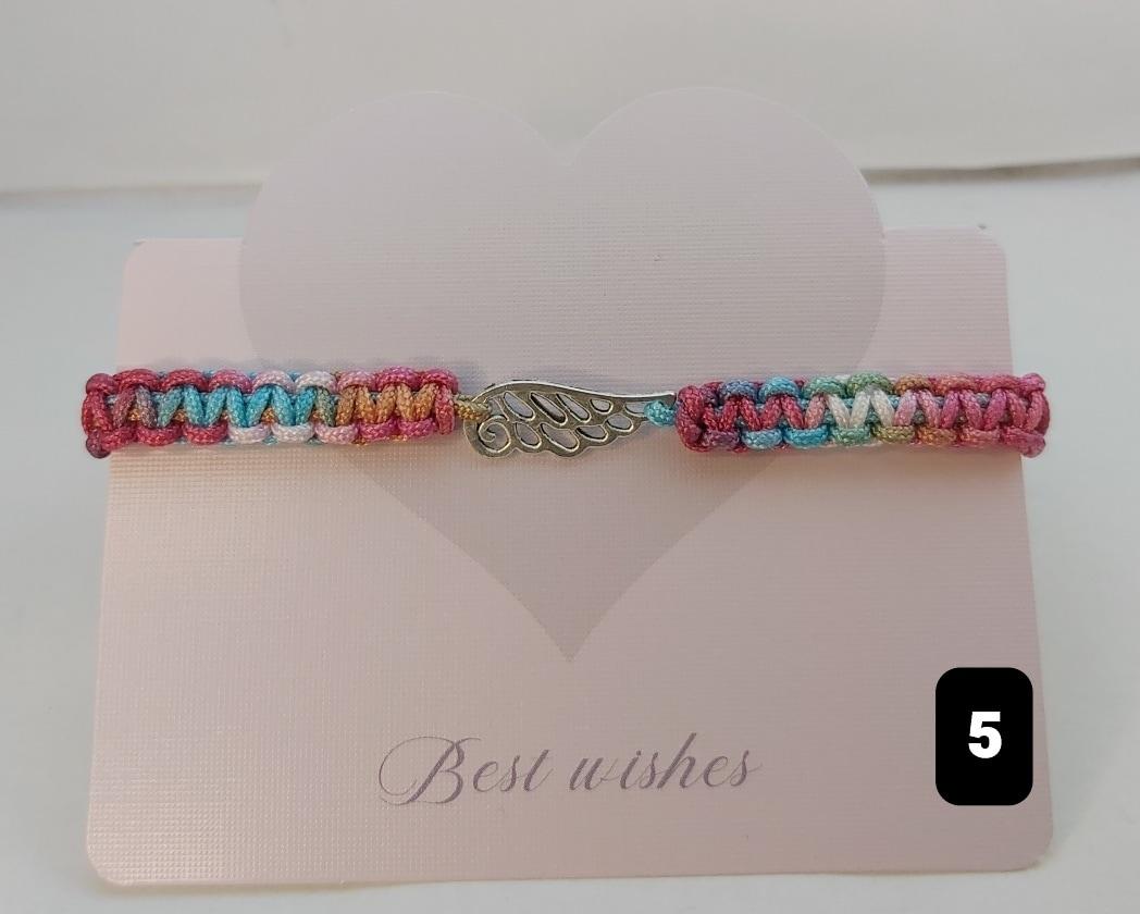 Handmade Macrame Charm friendship Bracelets – Mix & Match (3 for £6) - Image 5