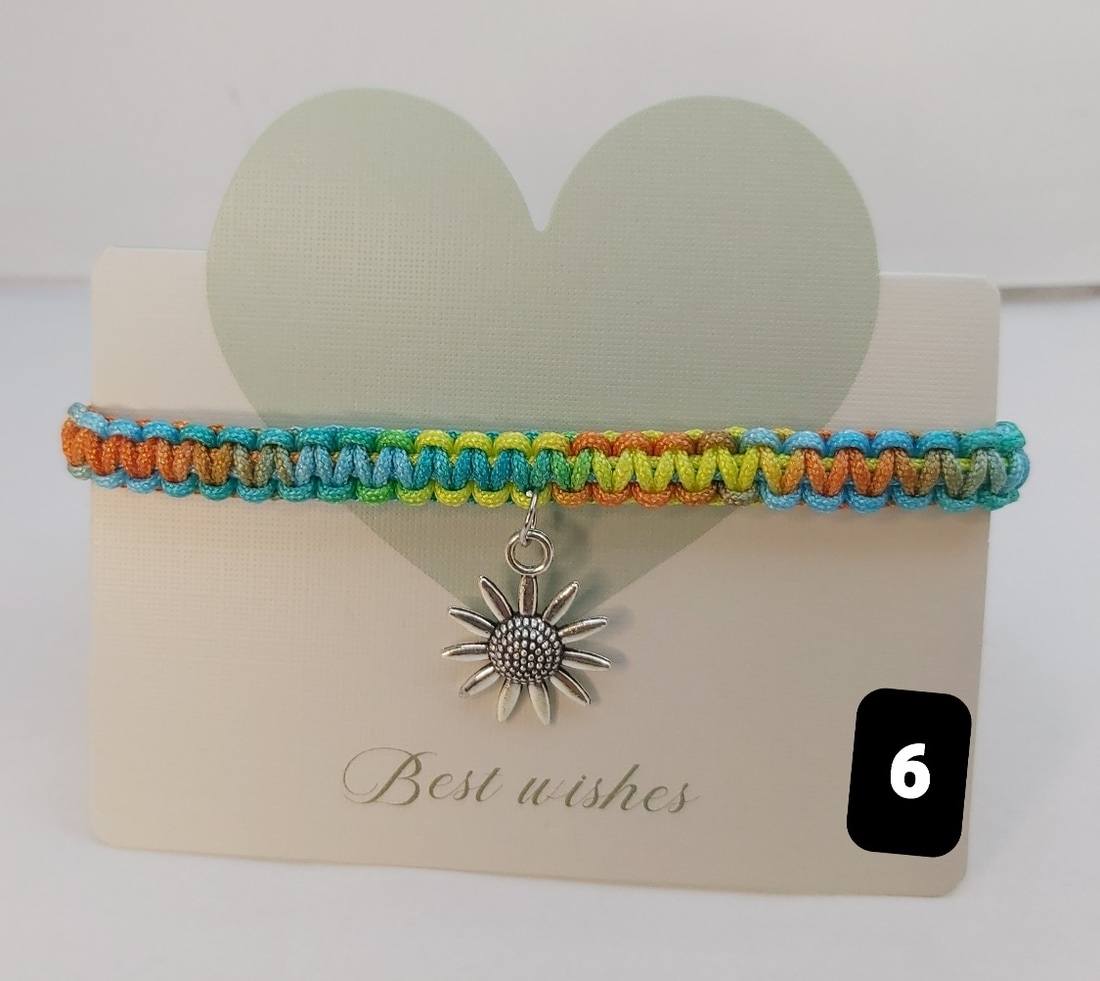 Handmade Macrame Charm friendship Bracelets – Mix & Match (3 for £6) - Image 6