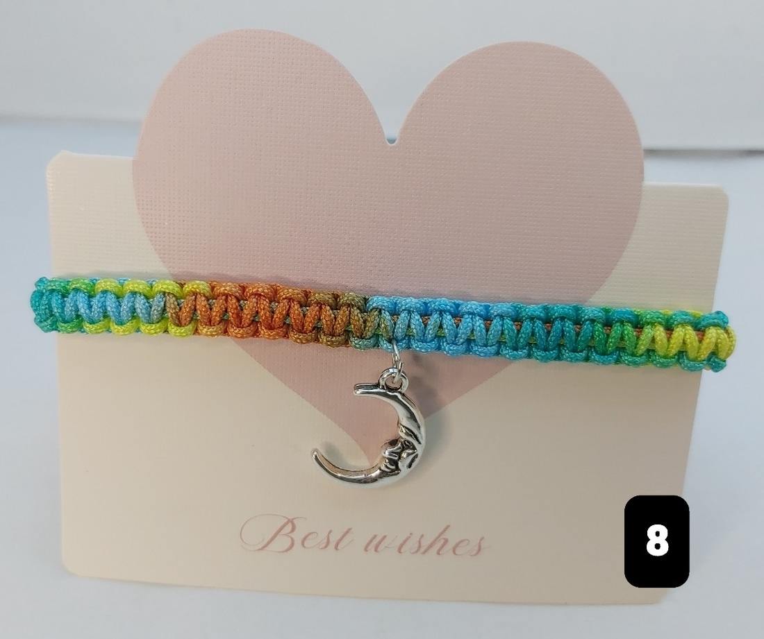 Handmade Macrame Charm friendship Bracelets – Mix & Match (3 for £6) - Image 8