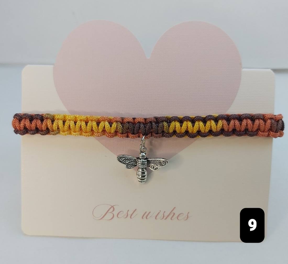 Handmade Macrame Charm friendship Bracelets – Mix & Match (3 for £6) - Image 9