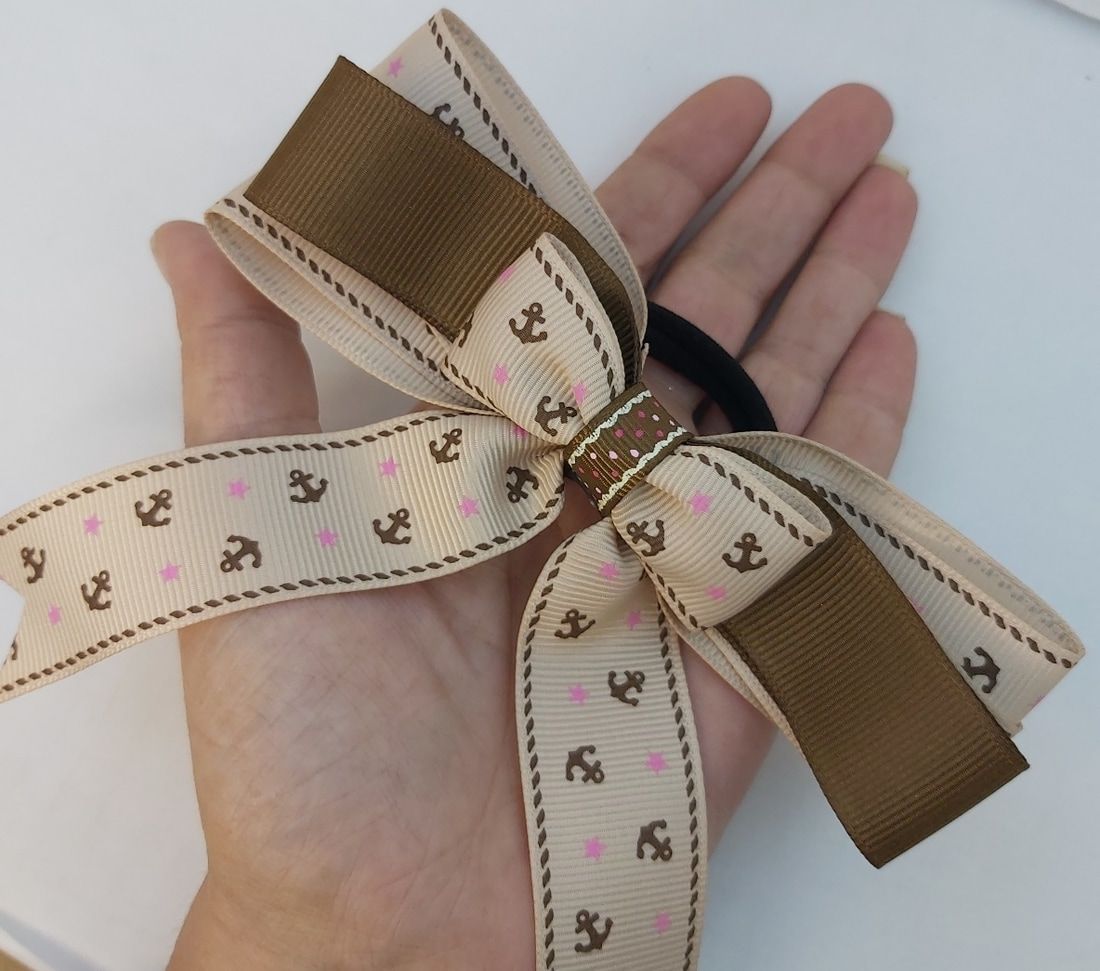 The Starry Harbour Nautical bow hair band - Image 3