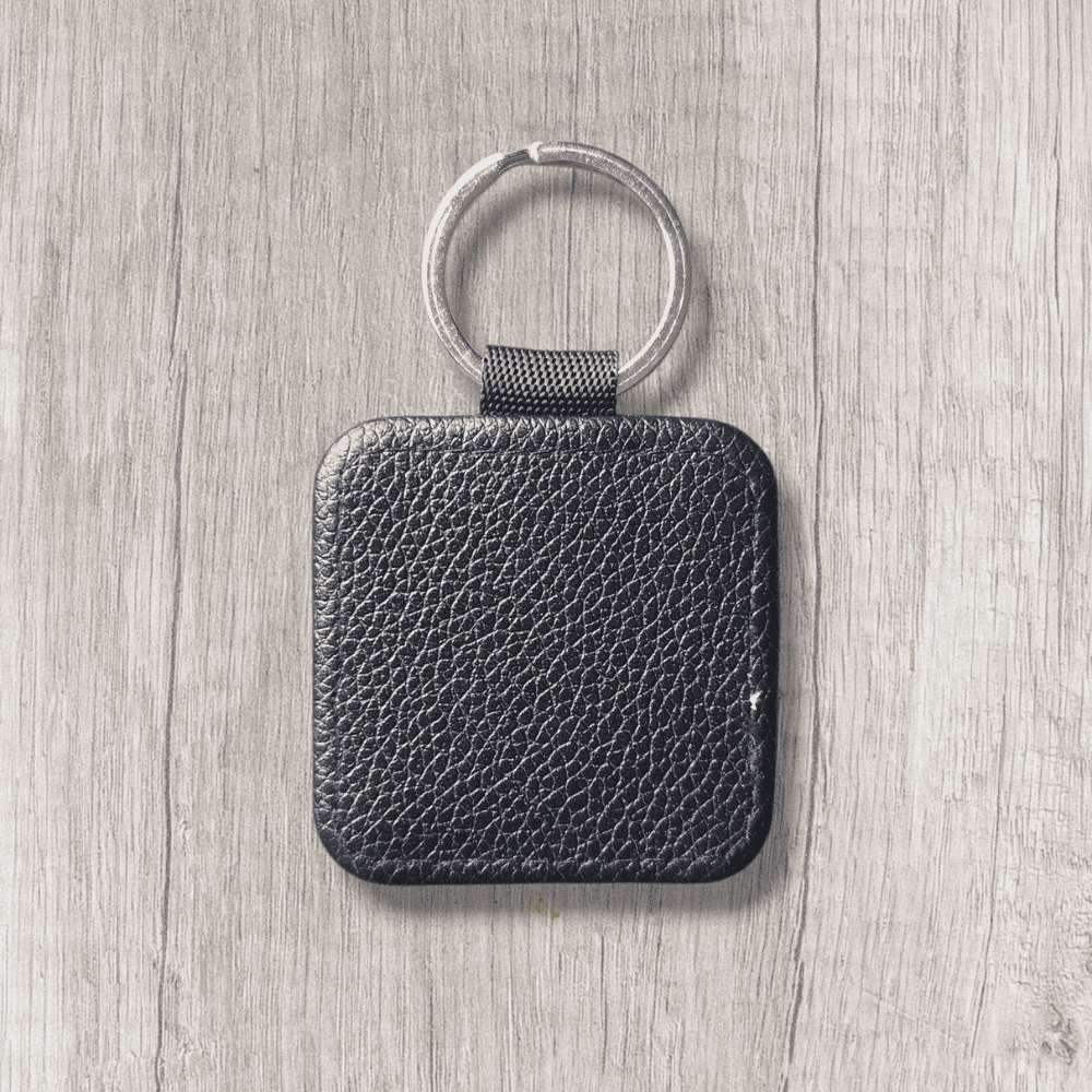 Purple Chronic Illness Badass Square Keyring - Image 3
