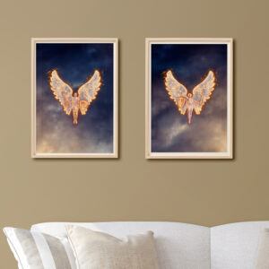 Both defend and Protect angels in living room
