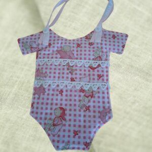 Decorative Nursery Item with lace trim colour cream