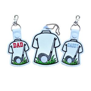 Golf Dad Or Daddy Gift – Keyring Or Hanging Charm