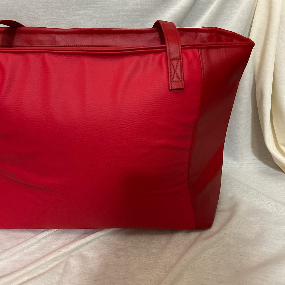Unique Steampunk Dragon Vinyl Waterproof Tote Handbag - Handmade - Image 4