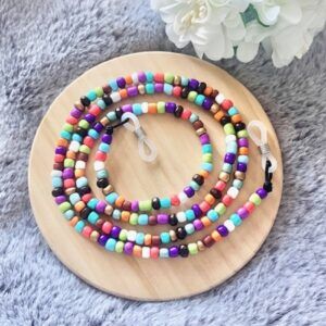 Colourful Seed Bead Glasses Cord – 70cm Long