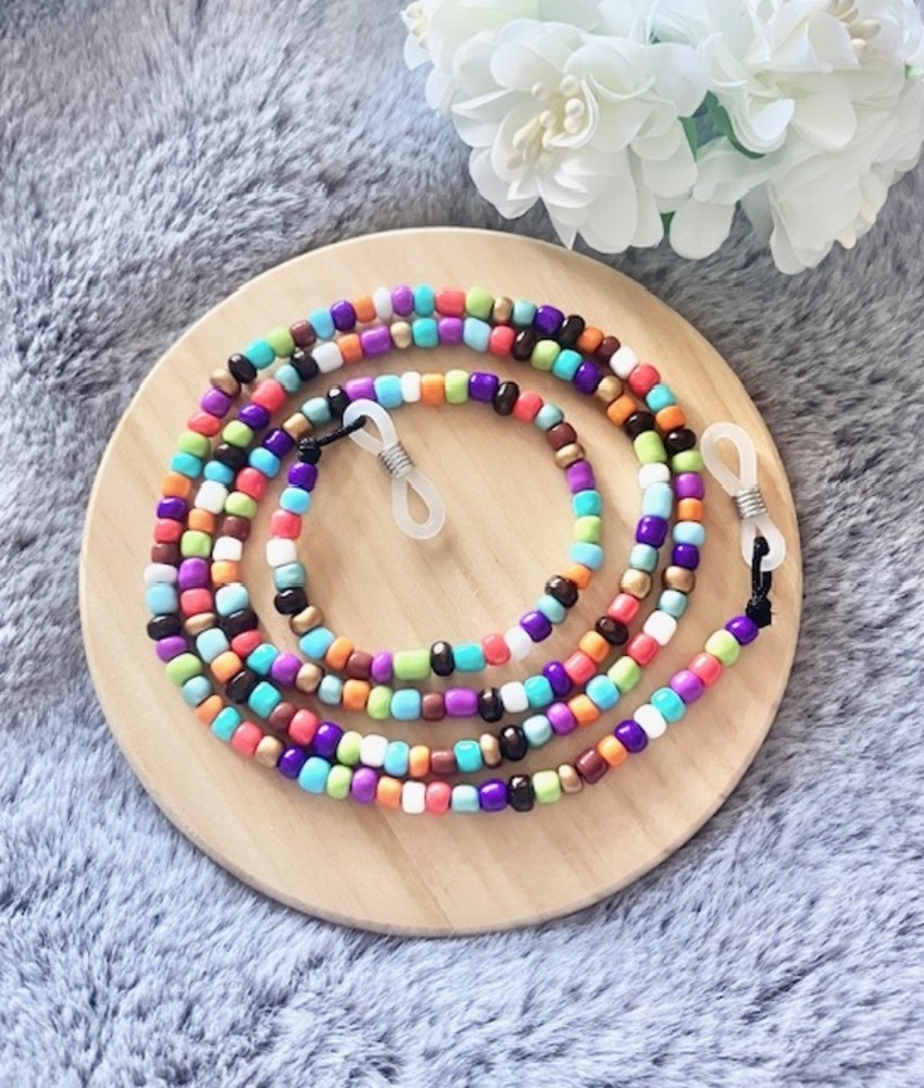 Colourful Seed Bead Glasses Cord - 70cm Long