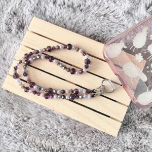 Purple Mobile Phone Wrist Strap
