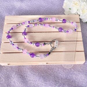 Purple & Lilac Mobile Phone Wrist Strap