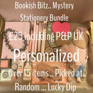 Personalized Bookish Bitz..Mystery Stationery Bundle…Letterbox Gift.