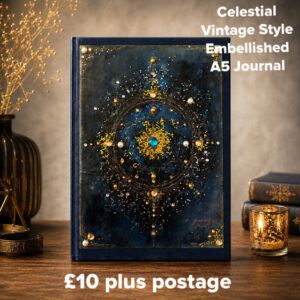 Celestial Vintage Style Embellished A5 Journal