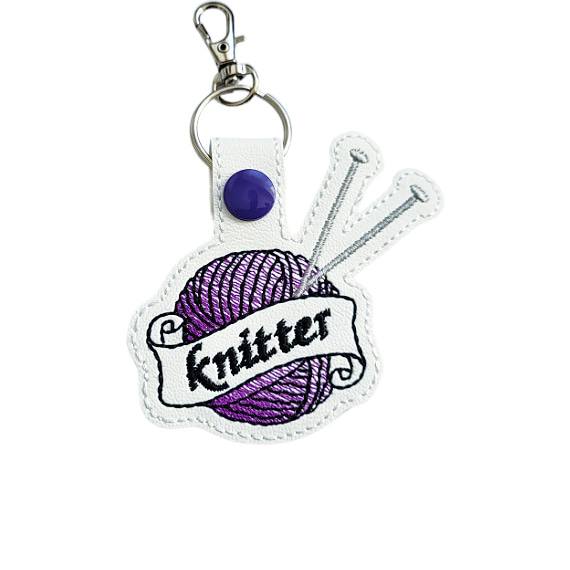 Proud Knitter Keyring - Funny Knitting Gift For Knitters