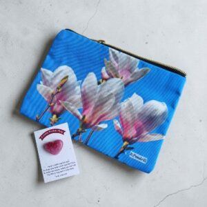 ‘Magnolia’ storage pouch. Customised using Dad’s photograph. All proceeds to The Stroke Association