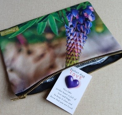 'Lupin' storage pouch. Customised using Dad's photograph. All proceeds to The Stroke Association - Image 2