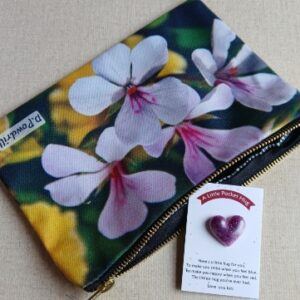 ‘Geranium’ storage pouch. Customised using Dad’s photograph. All proceeds to The Stroke Association