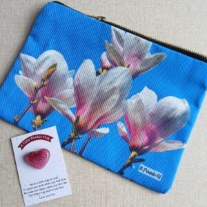‘Magnolia’ storage pouch. Customised using Dad’s photograph. All proceeds to The Stroke Association
