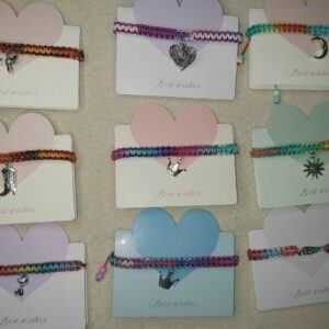 Handmade Macrame Charm friendship Bracelets – Mix & Match (3 for £6)