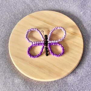 Purple Beaded Butterfly Magnet (Copy)