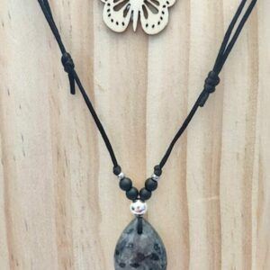 Labradorite Pendant Adjustable Necklace
