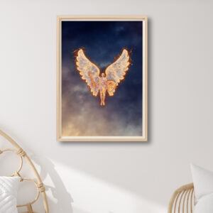 defend and protect male angel boho bedroom
