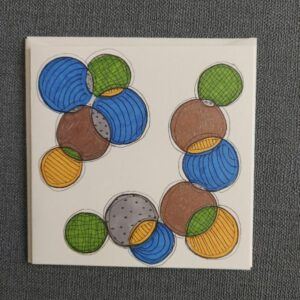 Geometric Shapes – Pack of 3 blank greeting cards with envelopes