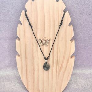 Labradorite Pendant Adjustable Necklace