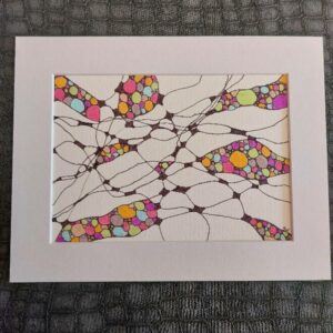 Original Neuro Graphically Inspired Abstract Artwork – Hand-Drawn Masterpiece