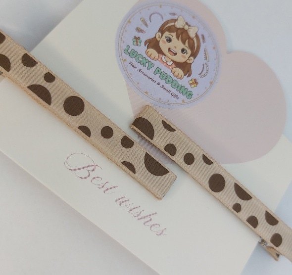 Handmade Fabric Ribbon Hair Clips Set – Patterned Alligator Clips for Hair - Image 3