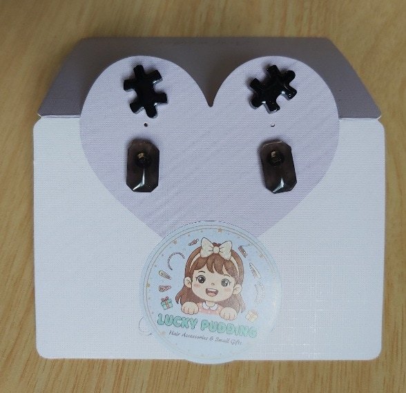 Handmade Resin Earring Stud Packs | Cute Glitter & Multi-Shape Multipacks - Image 6