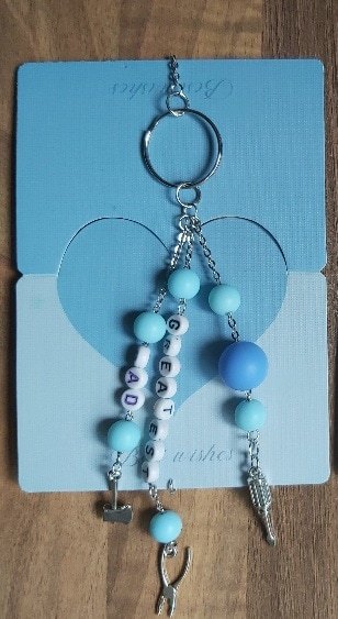 "Greatest Dad" Tools Rearview Mirror Charm & Car Hanging Accessory - Image 4