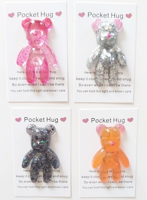 Resin Bear Pocket Hug Token with Poem Card – Thinking of You Gift - Image 5
