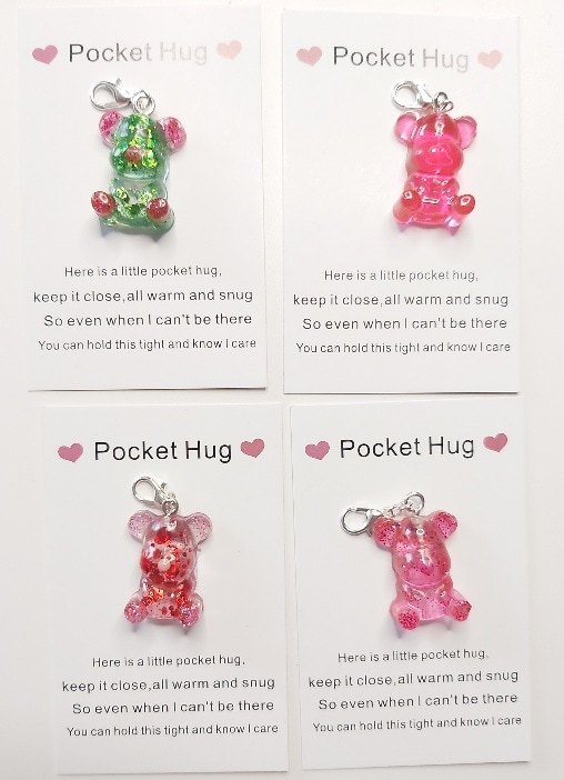 Resin Bear Pocket Hug Token with Poem Card – Thinking of You Gift - Image 6