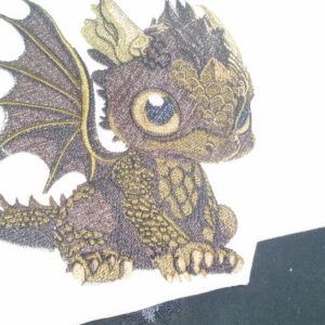 Red Dragon Fun Machine Embroidery Design – Ignite Your Creativity