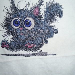 Funny Scared Cat Tote Bag, Cushion Cover & Picture Set