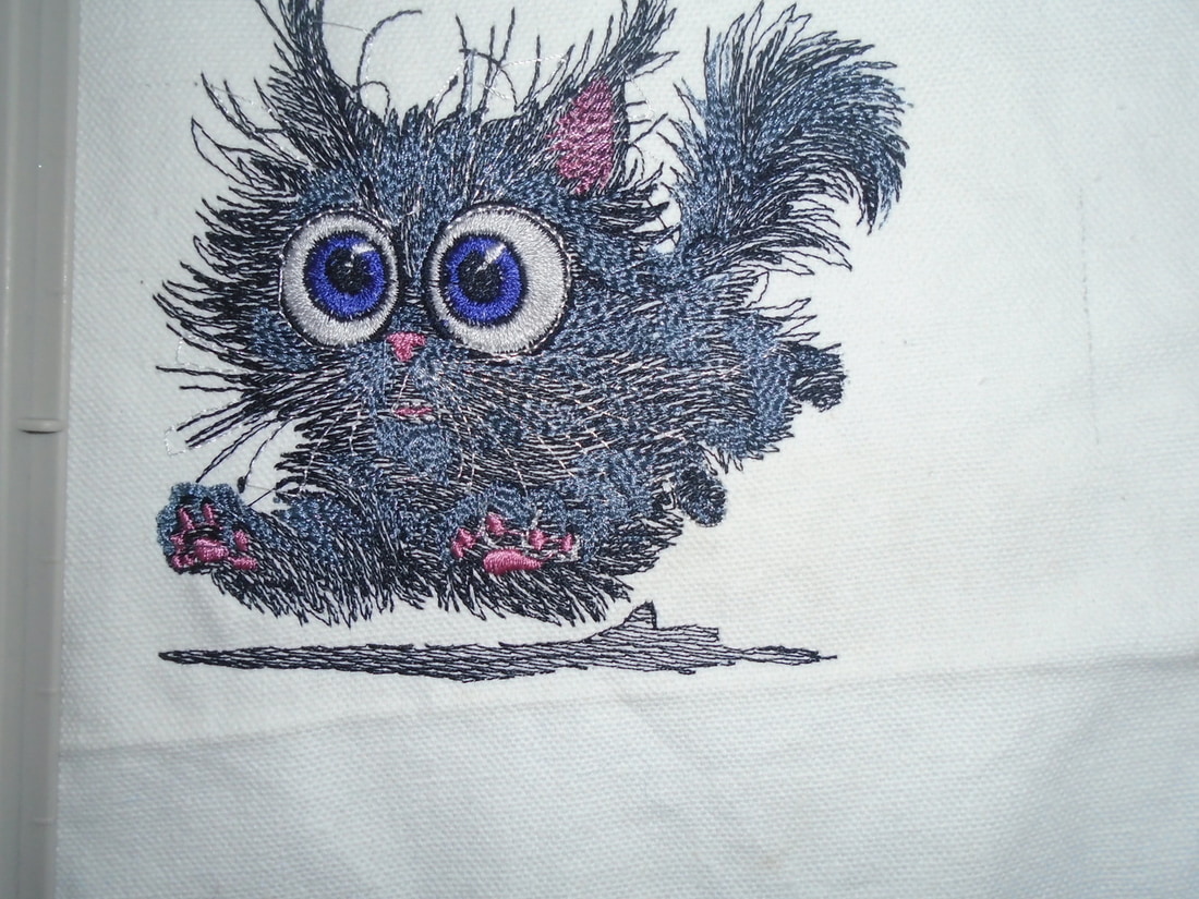 Funny Scared Cat Tote Bag, Cushion Cover & Picture Set