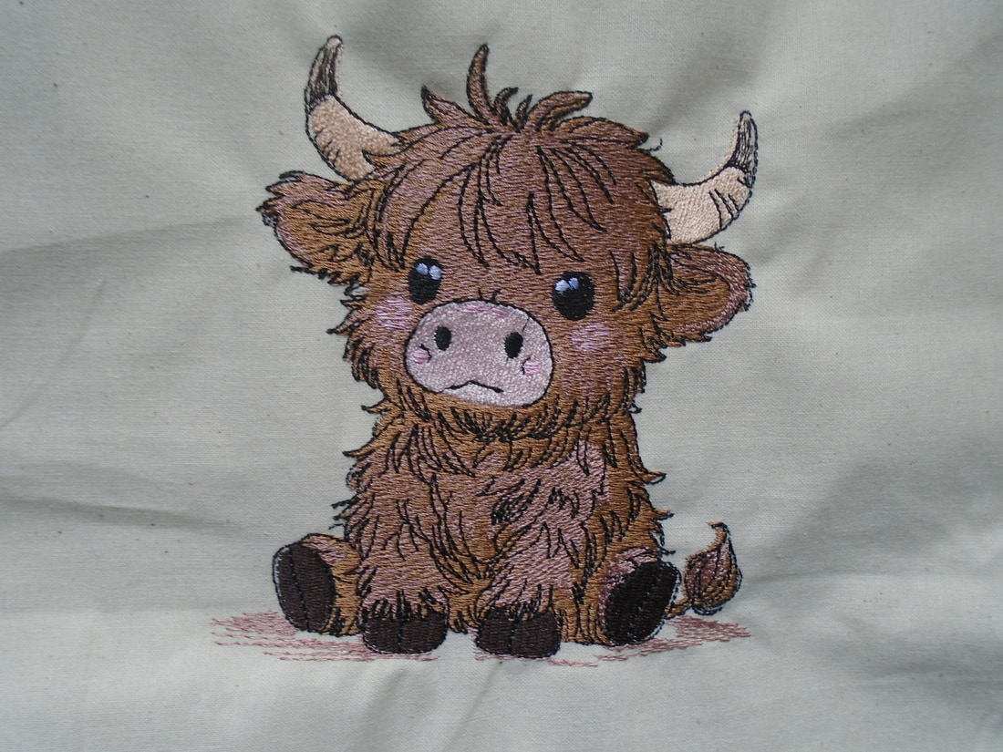 Stunning Highland Cow Art: Captivating Finished Piece - Image 2