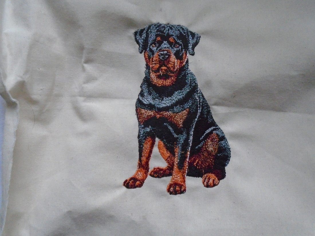 Stylish Rottweiler Tote Bag - Perfect for Dog Lovers - Image 3