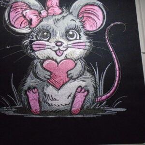 Charming Fun Mouse Cushion or Tote Bag Perfect Gift for Mouse Lovers