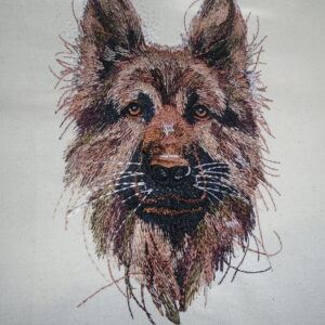 Alsatian Dog Print Cushion Cover or Tote Bag – Perfect Gift for Dog Lovers