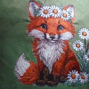Adorable Fox Cushion Cover & Tote Bag – Perfect Woodland Accent
