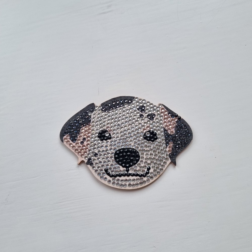 Charming Dalmatian Diamond Art Coaster - Gift Wrapped & Varnished