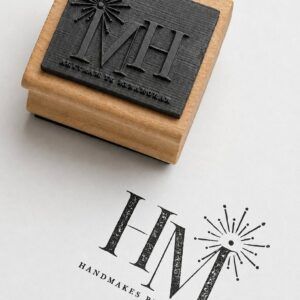 Custom Logo Stamp | Personalized Business Stamp | Handmade Branding Stamp | Custom Rubber Stamp for Packaging, Cards & Small Business