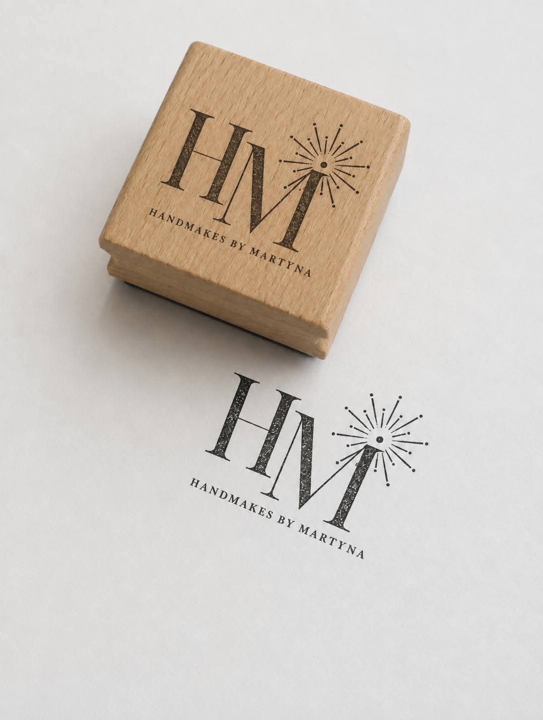Custom Logo Stamp | Personalized Business Stamp | Handmade Branding Stamp | Custom Rubber Stamp for Packaging, Cards & Small Business - Image 2