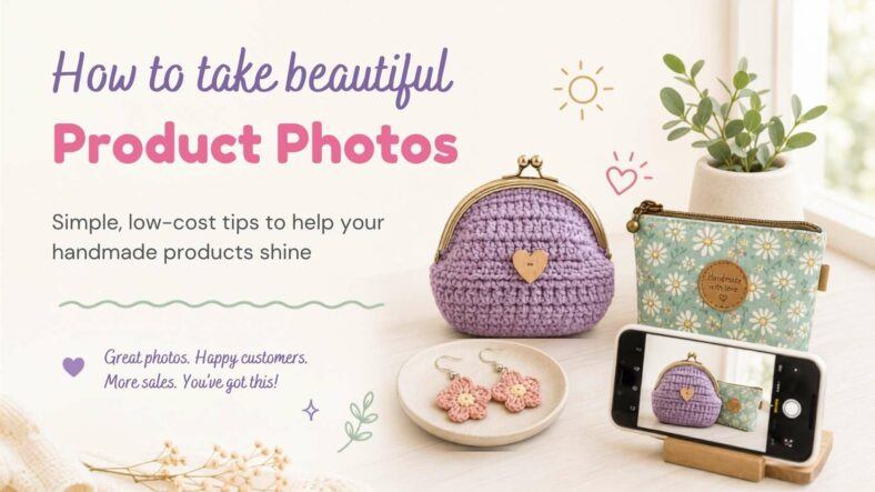 How to take beautiful product photos of crafts